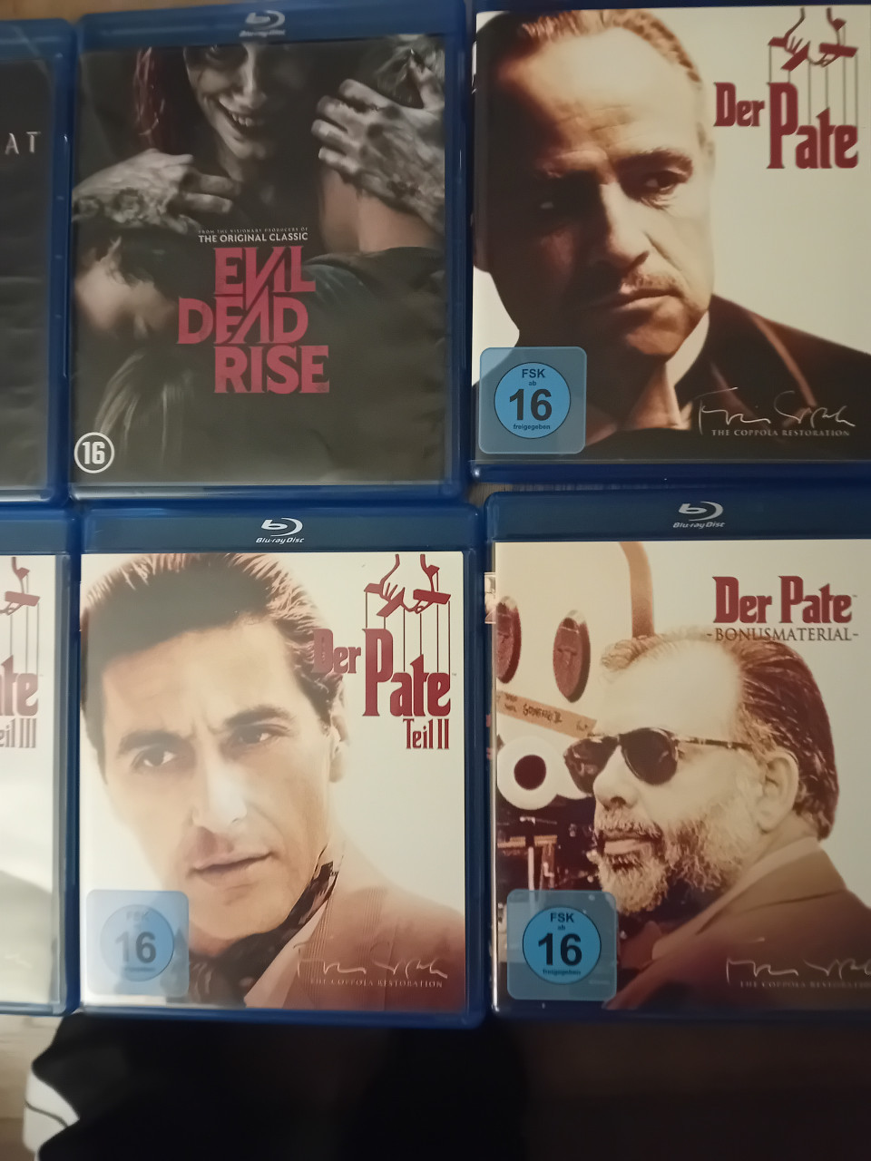 12 Blu ray's
