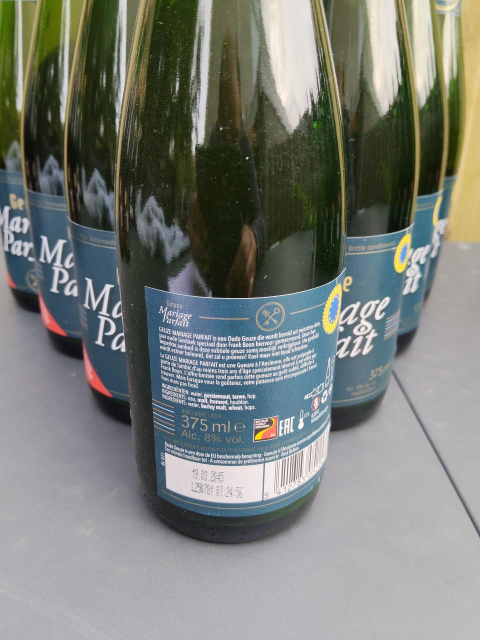 10 flessen Boon Geuze Mariage Parfait