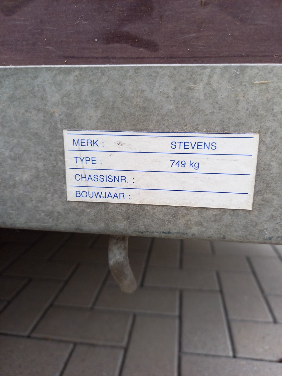 Aanhangwagen in zeer goed onderhouden staat