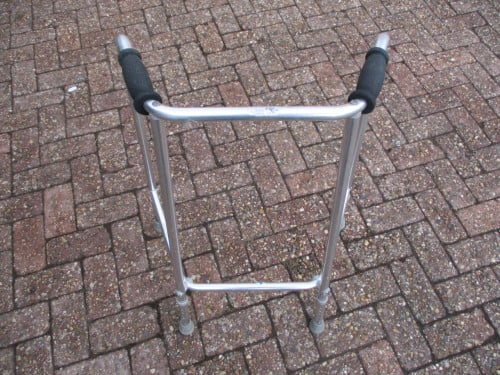 Zgan aluminium lichtgewicht looprek in hoogte instelbaar