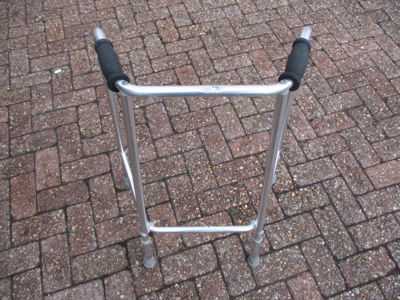 Zgan aluminium lichtgewicht looprek in hoogte instelbaar