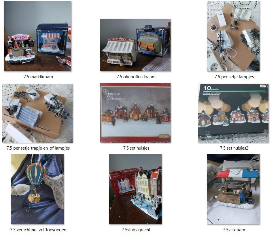 Te Koop Kerst huisjes en diversen
