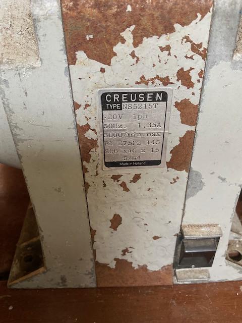 2 werkbankslijpers Creusen