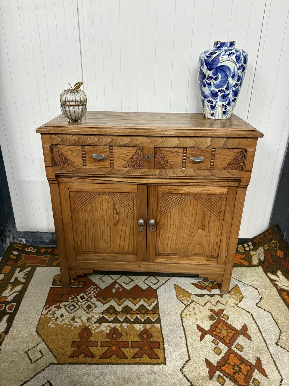 Prachtige antieke eikenhouten kast