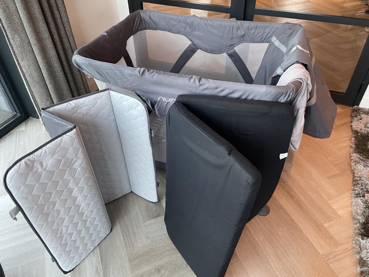 Nuna Sena Aire campingbedje – grijs – €65