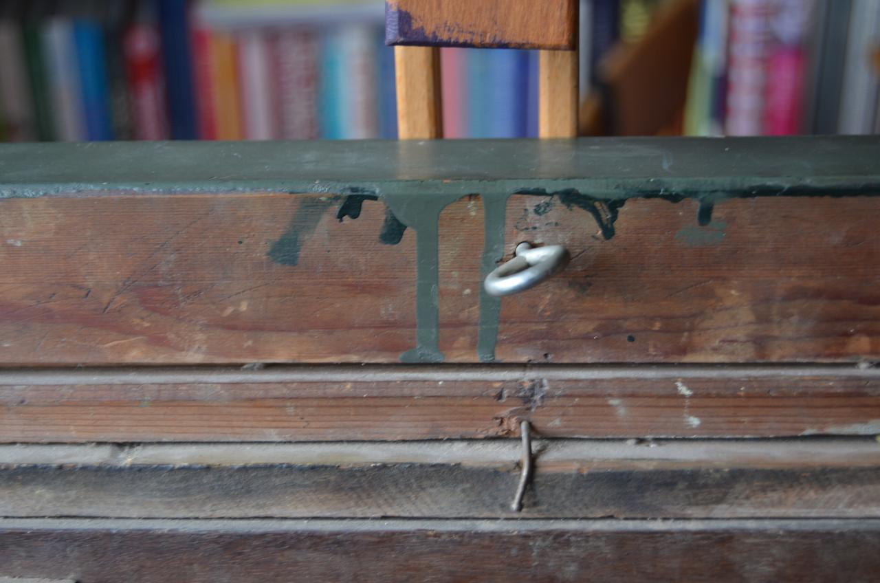 Grote kleurenets (?) Stadsgezicht Brugge, gesigneerd 'van Meulen'