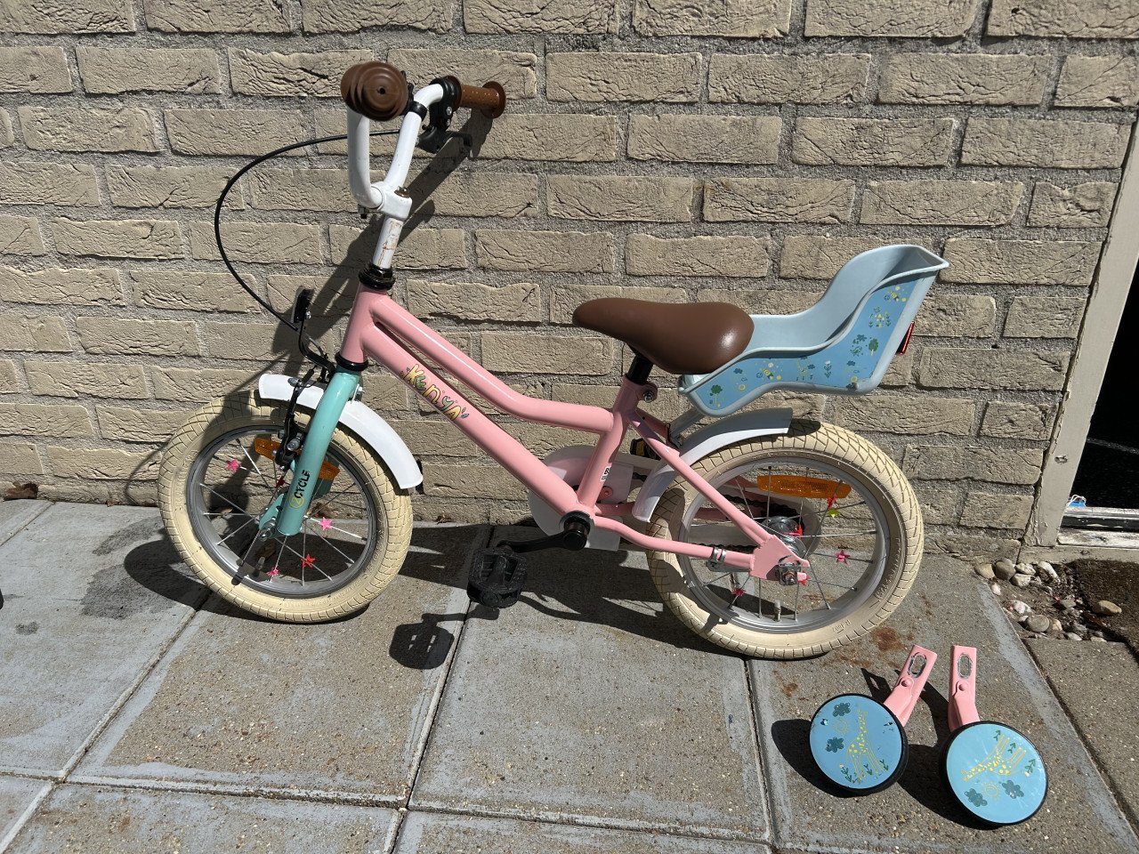 Meisjes fiets 14 inch
