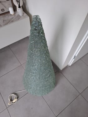 Vintage piramide  groote zware lamp