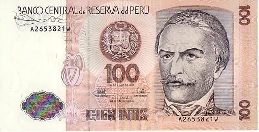 Biljetten Peru  UNC