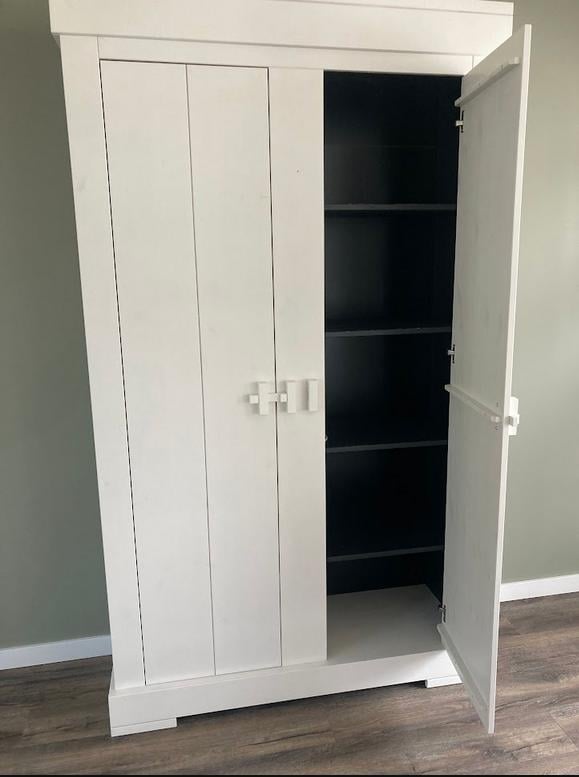 Grenen witte wandkast  - Solid kast van BePureHome