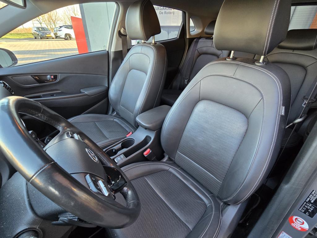 Hyundai Kona 1.6 gdi hev premium | lederen bekleding | stoel/stuur verwarmi