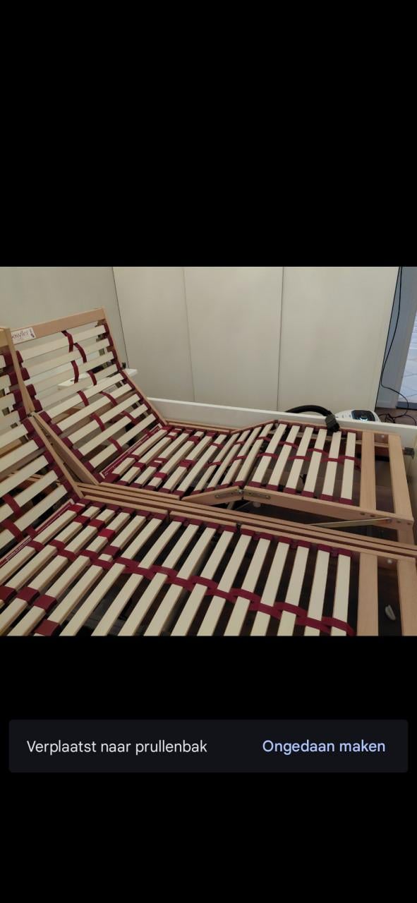 2 x 1 persoons electrische lattenbodem merk Bossflex extra