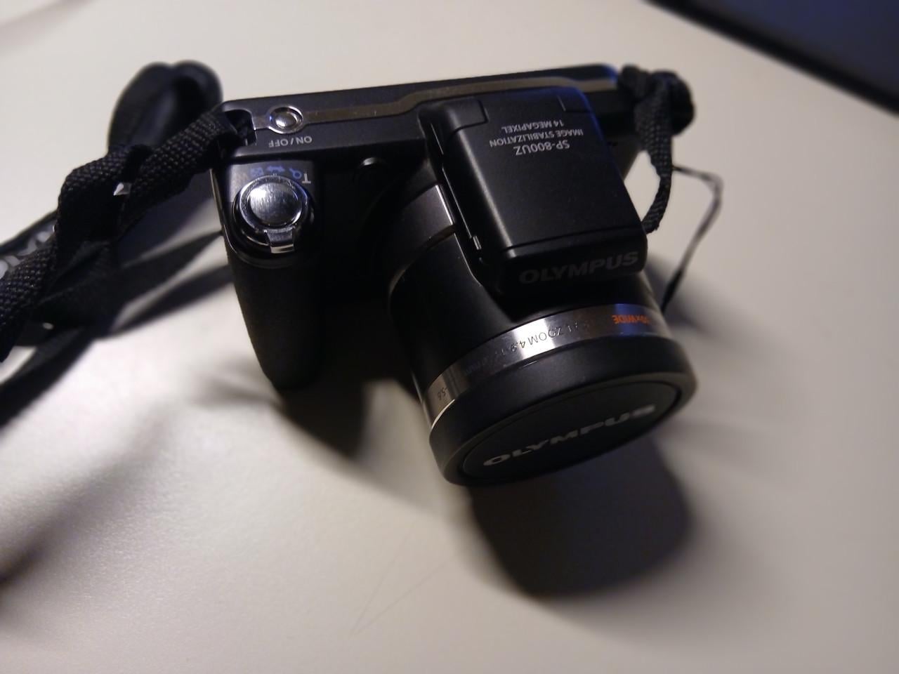 Olympus SP-800UZ – 14MP – 30x zoom –met oplaadkabel tas digitale fotocamera