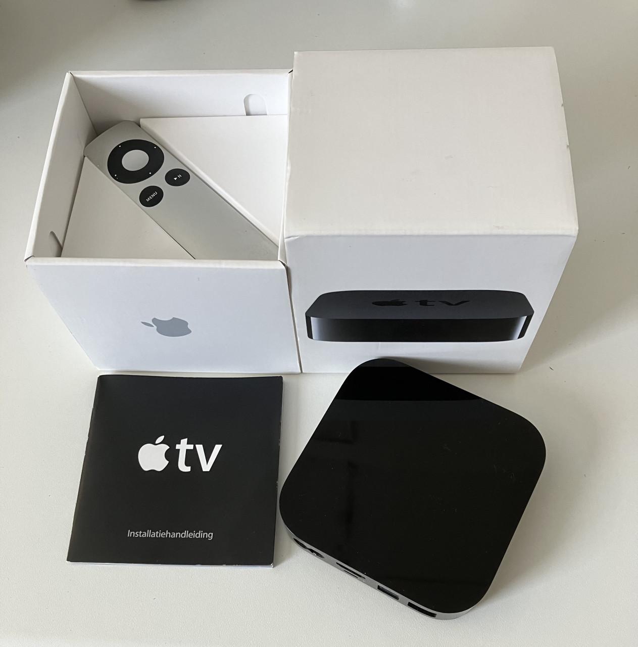 Te koop Apple TV 3e generatie met apple remote control