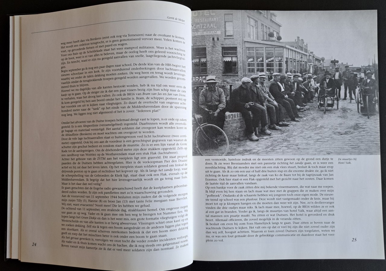 BRESKENS - Bressiaanders over de  2de WO - 11-9-1944  - Wilma Valk + Frans