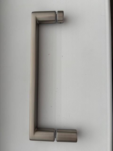 Douchedeur gehard veiligheidsglas 8mm met antikalk coating. 100x 200 cm