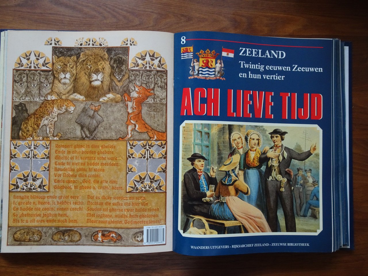 6 Boeken over de geschiedenis van Zeeland.