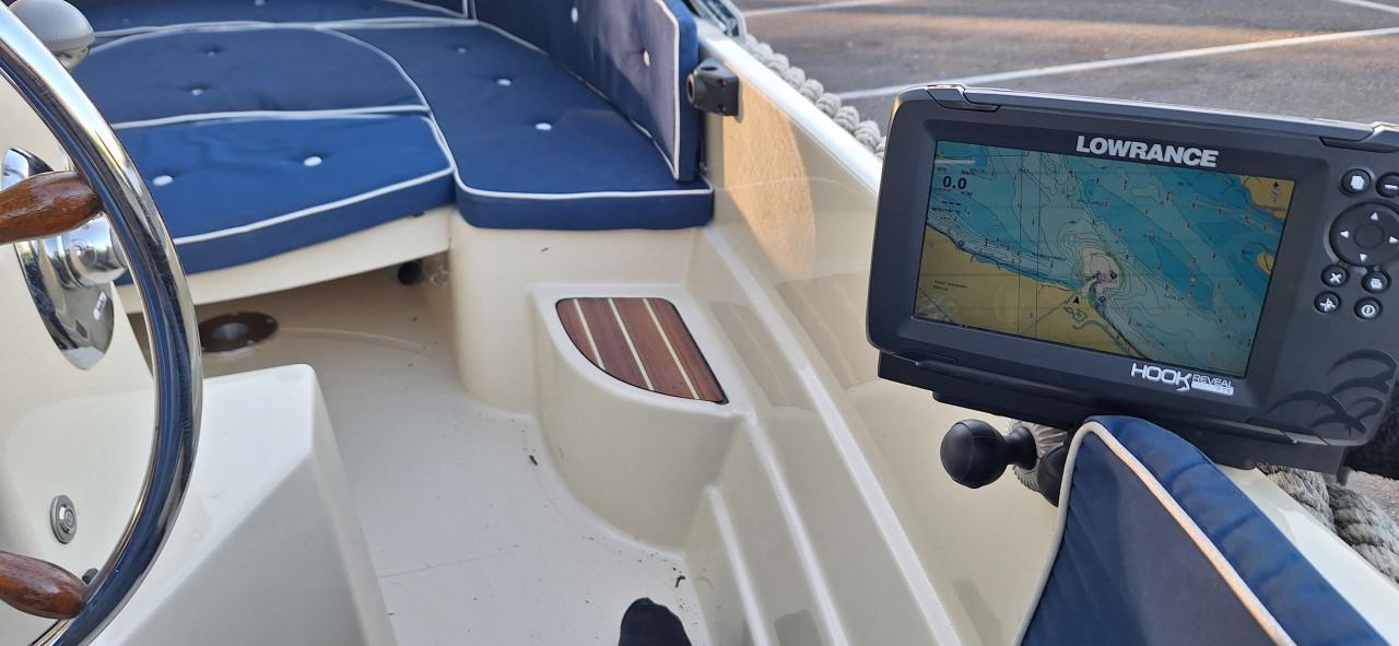 Corsiva 490 classic met motor en trailer