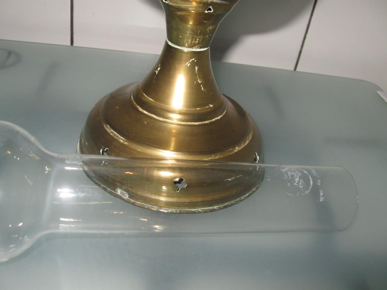 Koperen olielamp