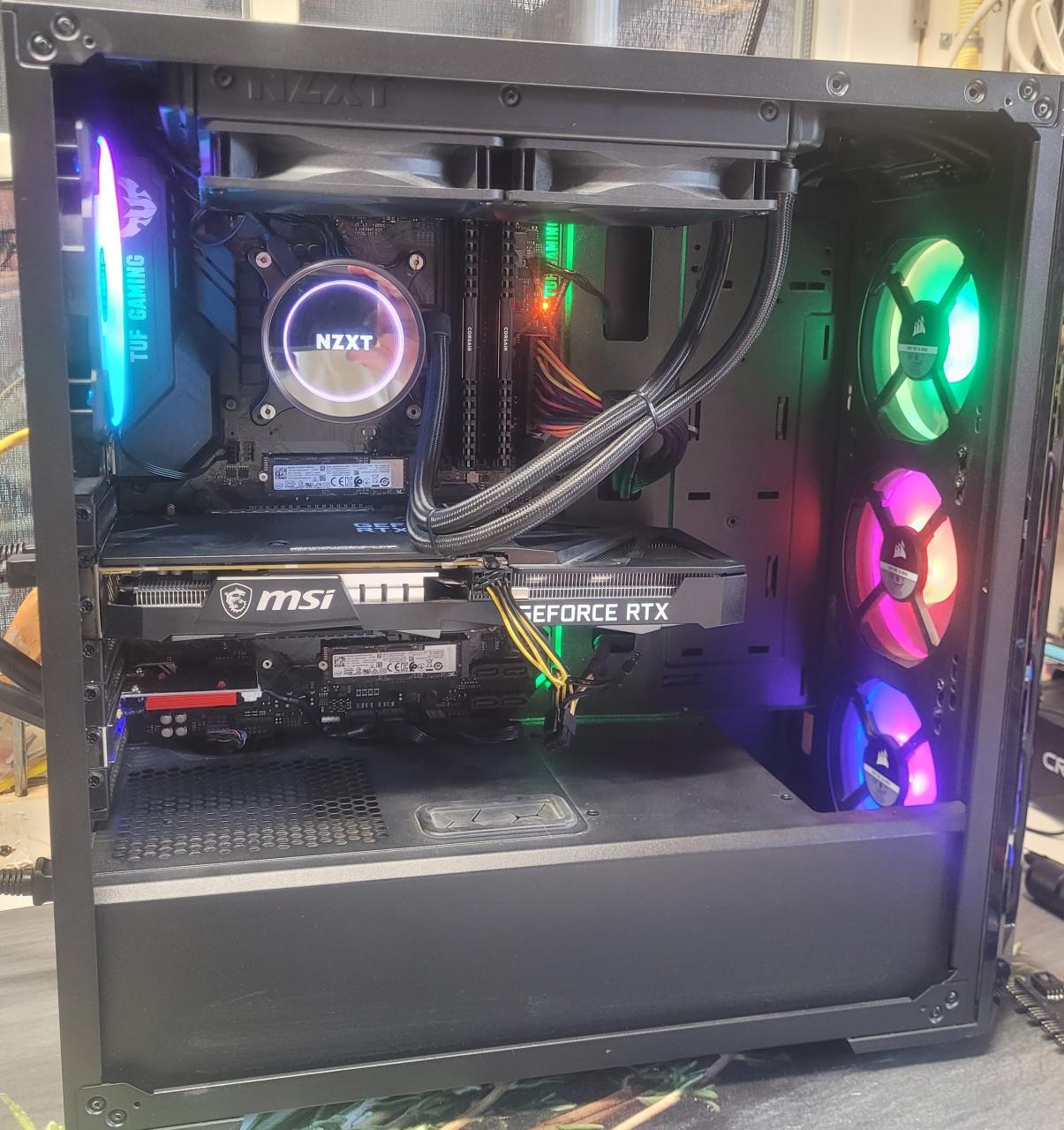 Refurbished custom Game PC/RTX 3060 Ti/intel i5/16GB RAM