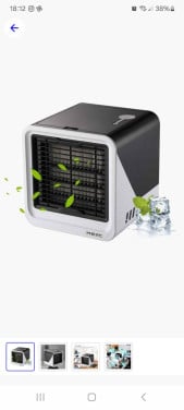 Aircooler mini, ventilator, luchtkoeling, lucht bevochtiger,aircooler