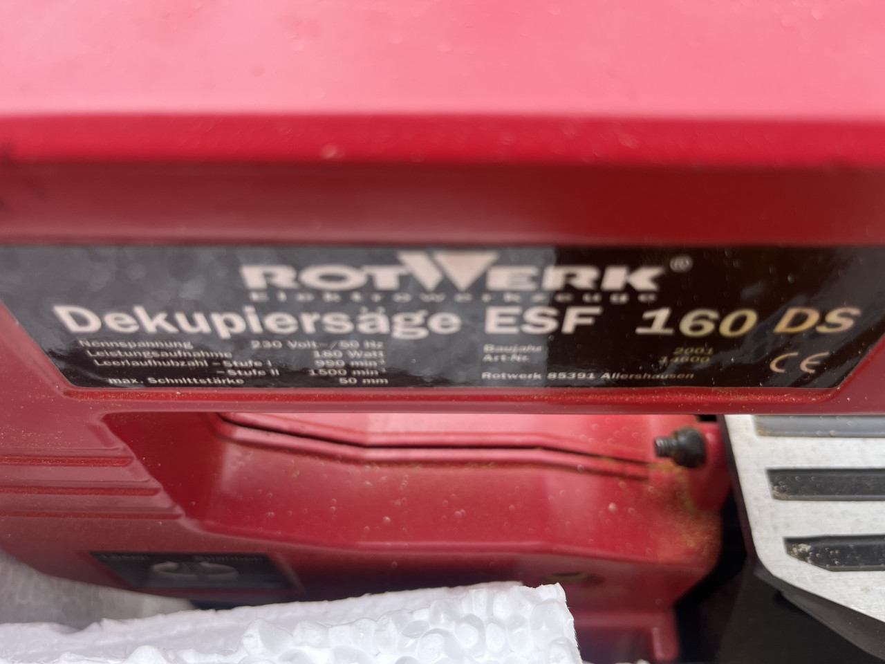 Figuurzaagmachine RotWerk ESF 160DS -180 W