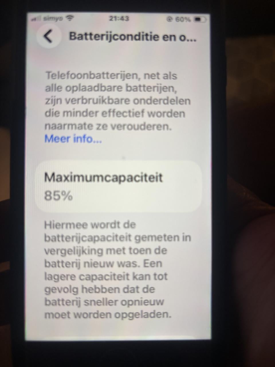 IPhone SE 2022 zwart nieuwstaat
