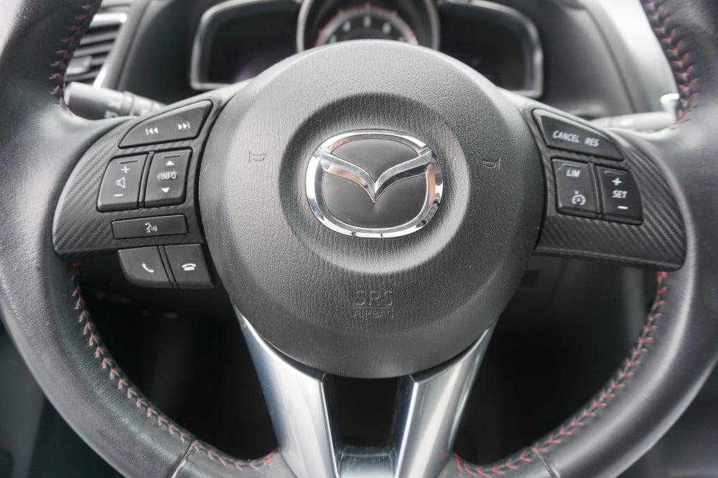 Mazda 3 2.0 gt-m climate / navi / cruise / stoelverw. / leder / trekhaak / 