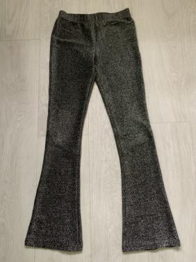 Flared broek met glitters maat 152/158