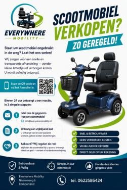 Scootmobiel verkopen? Zo geregeld!