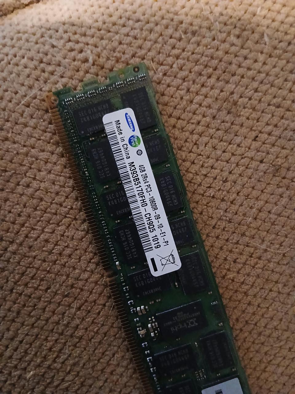 5x 4gb ddr3 ram voor desktop