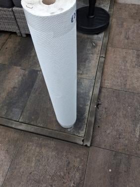 Glasvliesbehang normale ruit