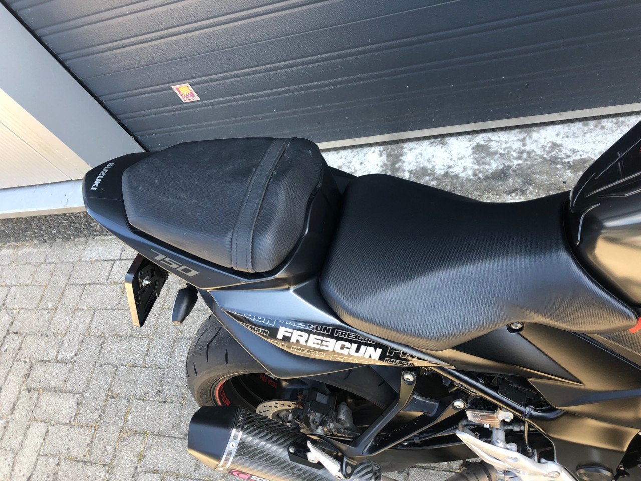 Suzuki GSR750 ABS "Freegun" uit 2017 met 60dkm, nette staat, rijklaar €4500