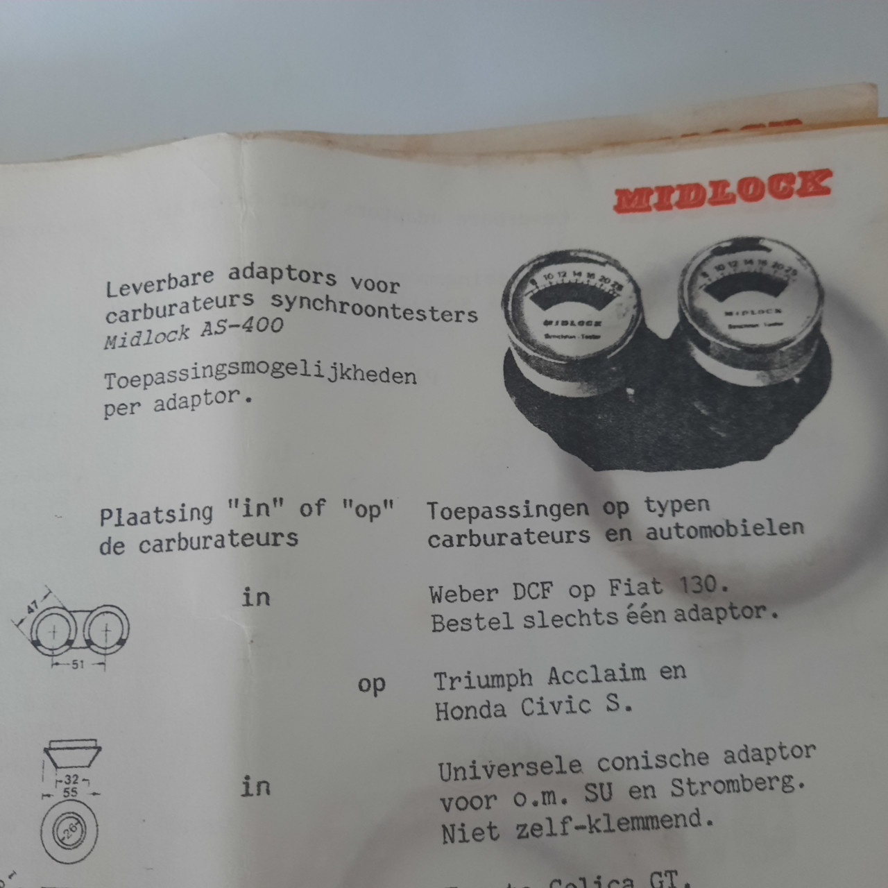 Synchroontester Midlock as 400