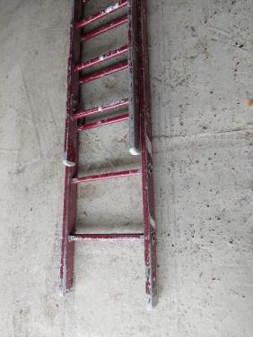 2 dlg.Uitschuifbare aluminium ladder