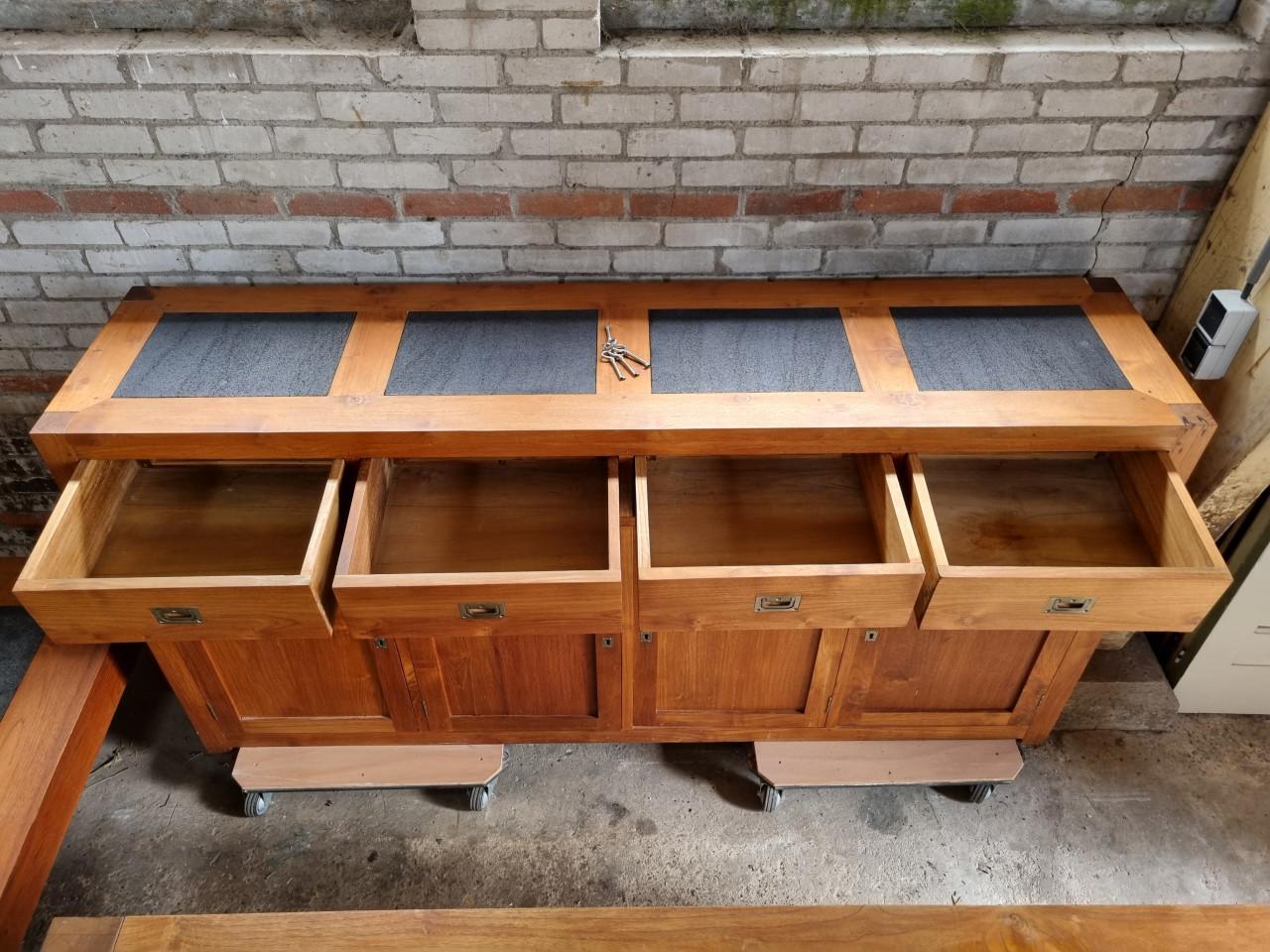 Dressoir - teakhouten set