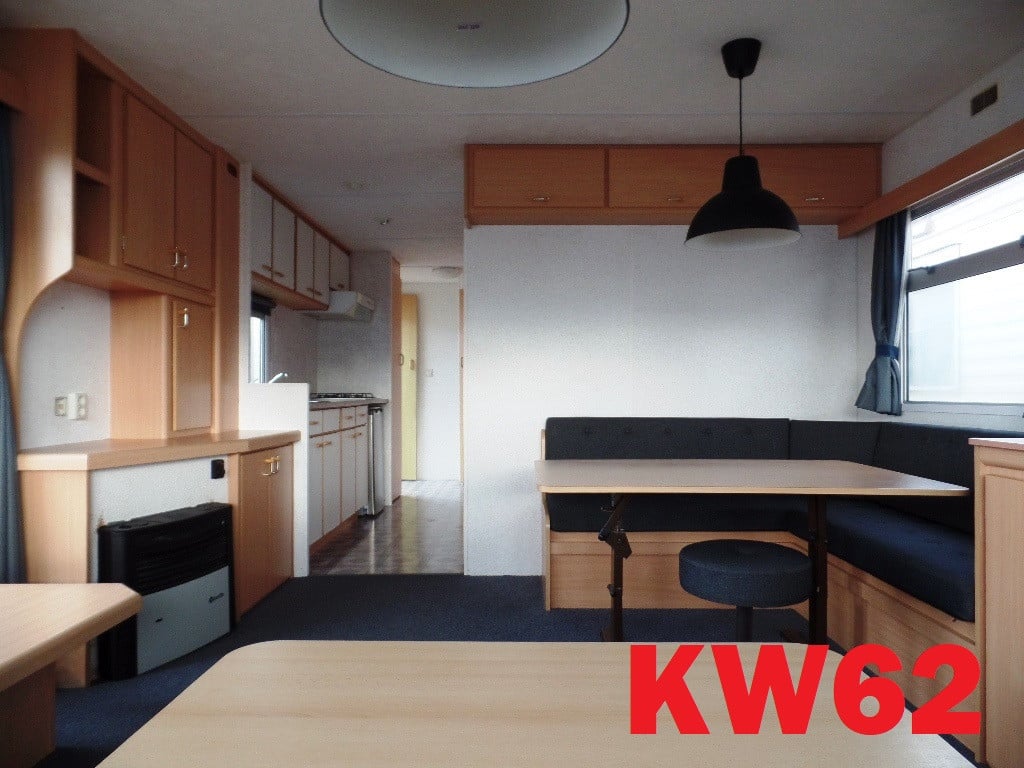 Chalets en stacaravans met gespiegelde indeling en 2 of 3 slaapkamers