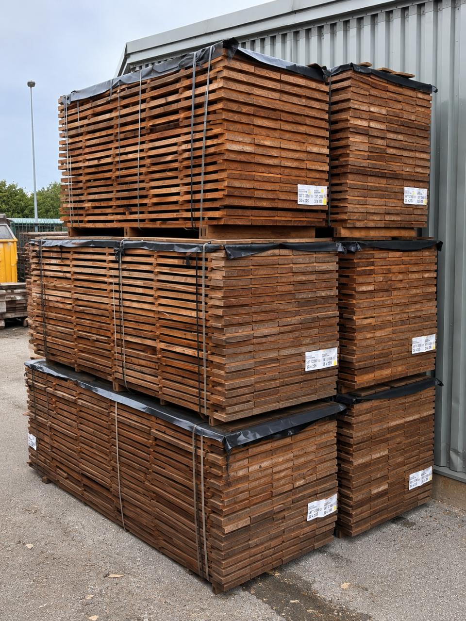 Hardhouten planken 155x33 mm | Diverse lengtes