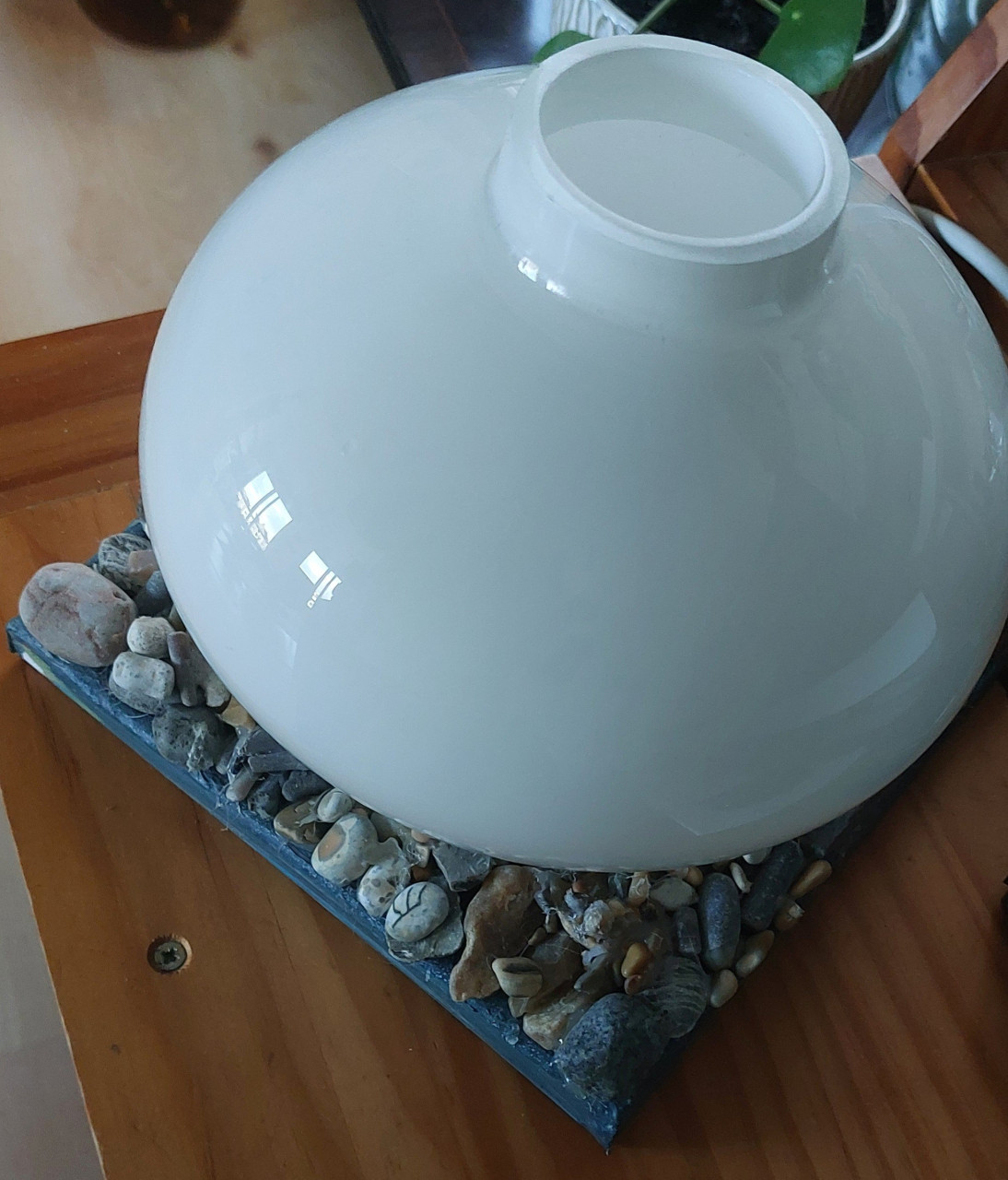 Vaas opaline wit