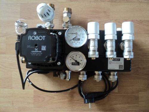 Perfecte 3 groep verdeler vloerverwarming ENERGI ZUINIG