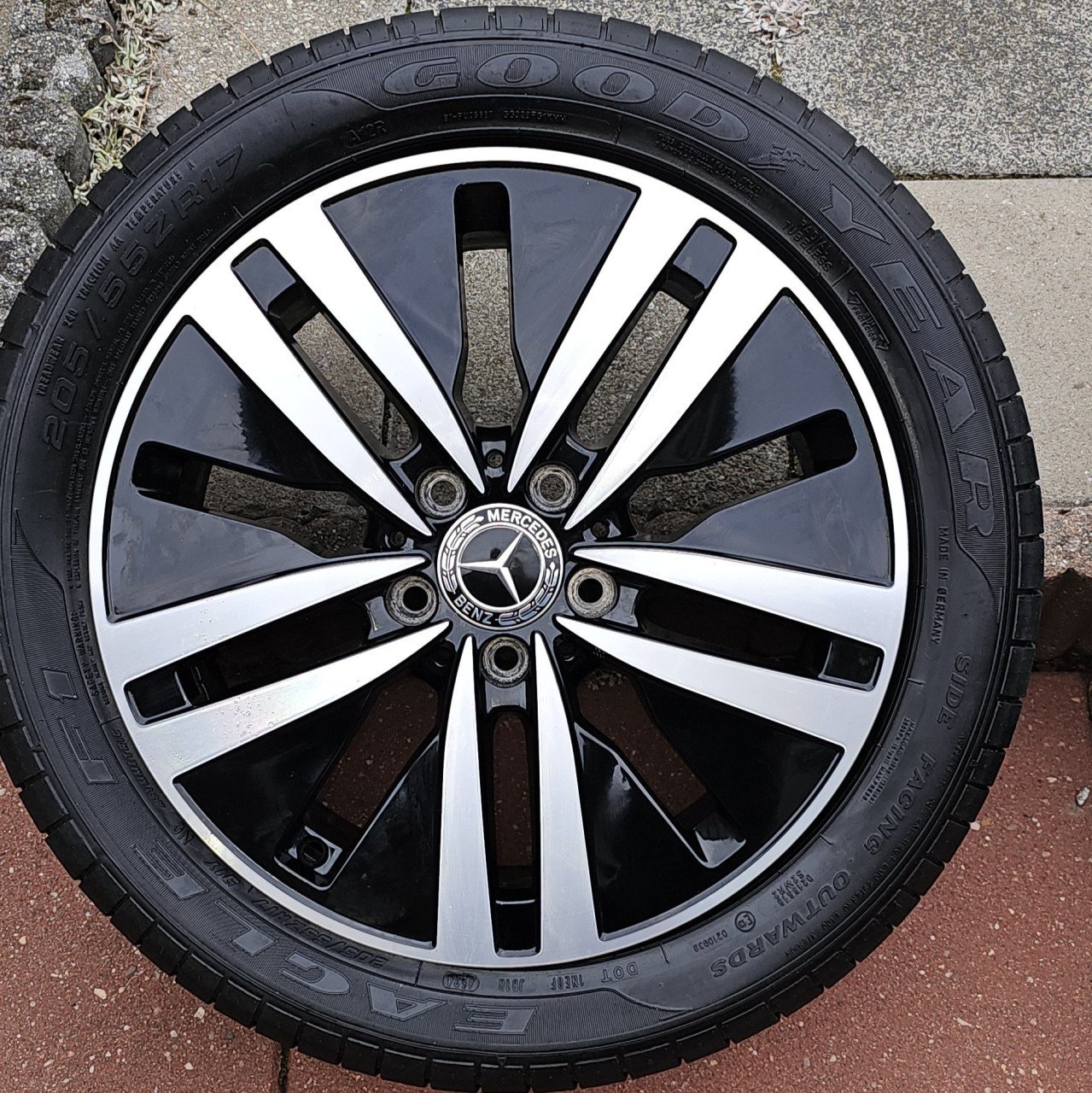 Mercedes-Benz velgen 17inch