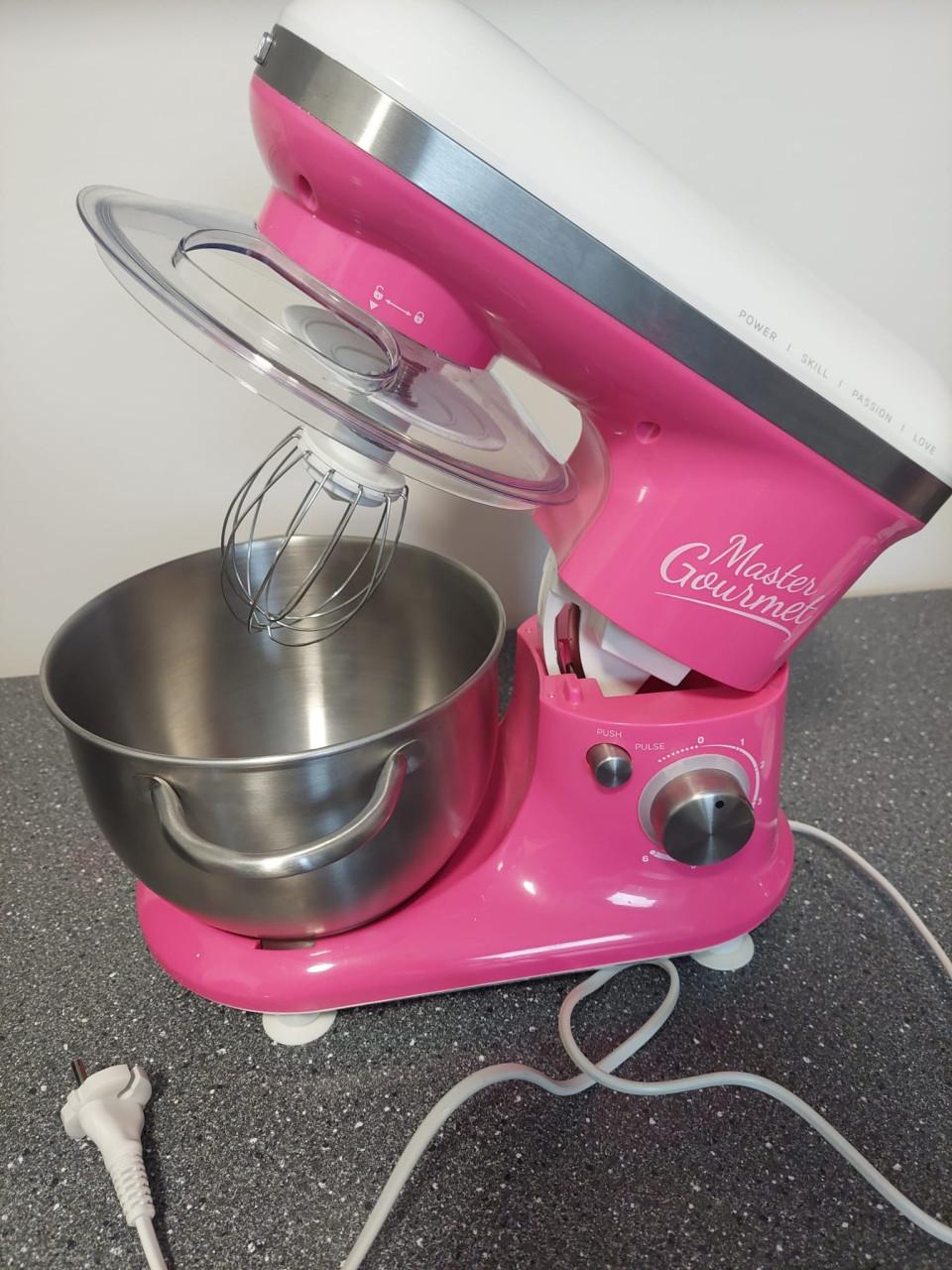 Roze keukenmachine / mixer | Master Gourmet