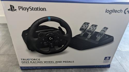 Logitech G923 TRUEFORCE racestuur met force feedback voor PC/PS5/XBOX