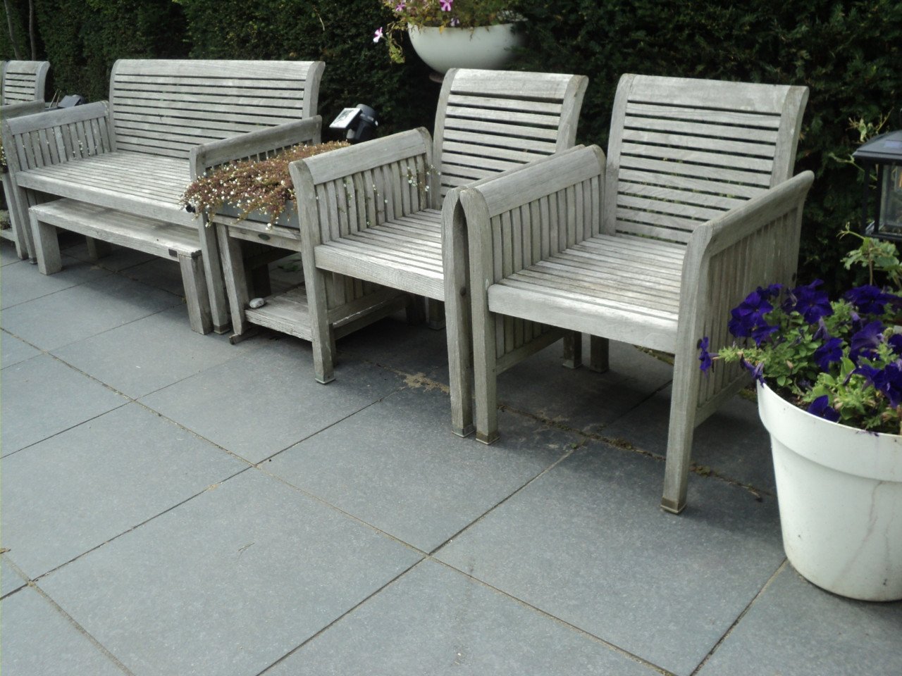 Teak houten tuin set merk ALLURE