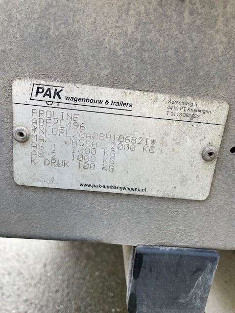 Aanhanger, tandemasser