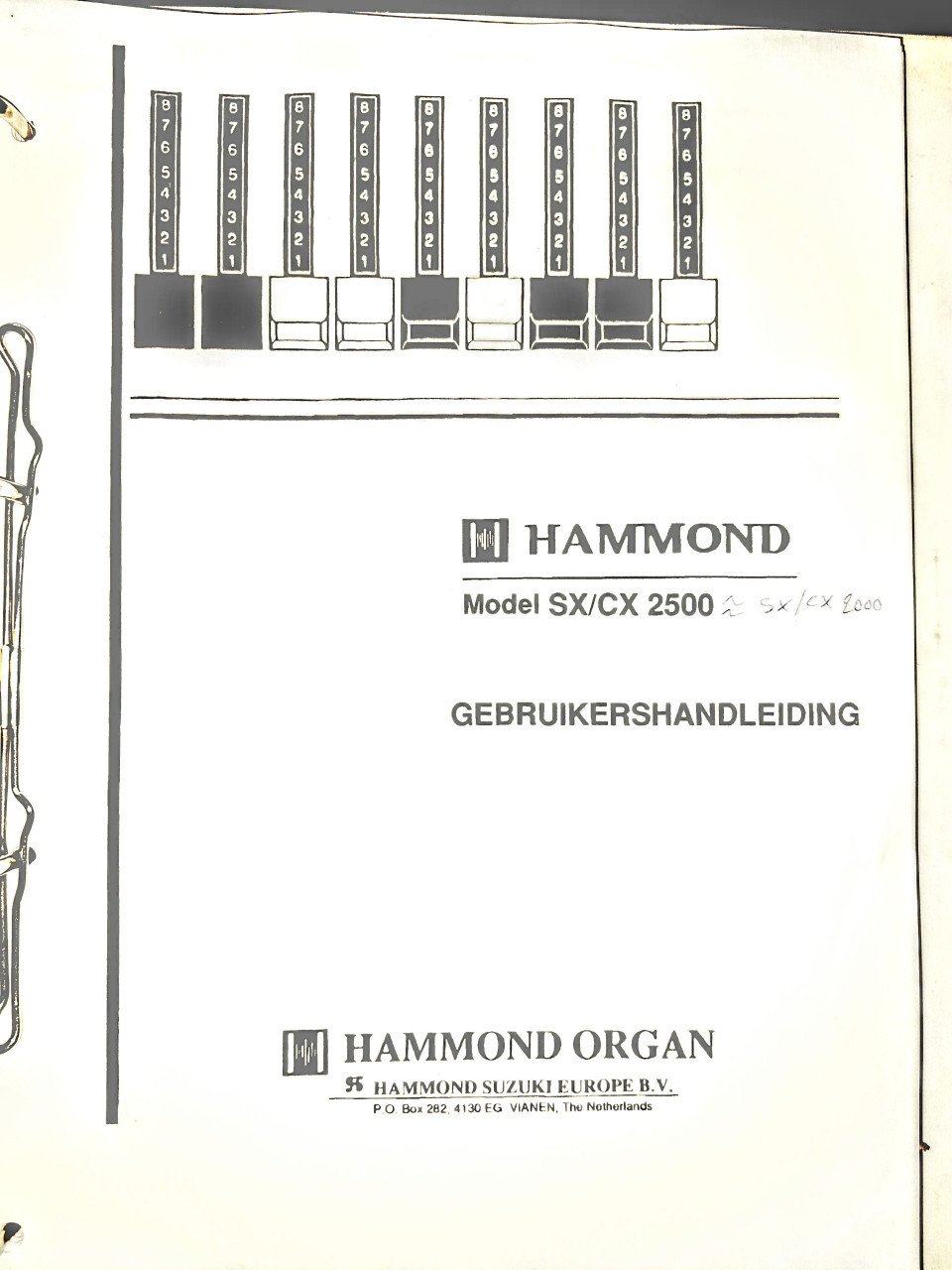 Hammond Orgel CX2000