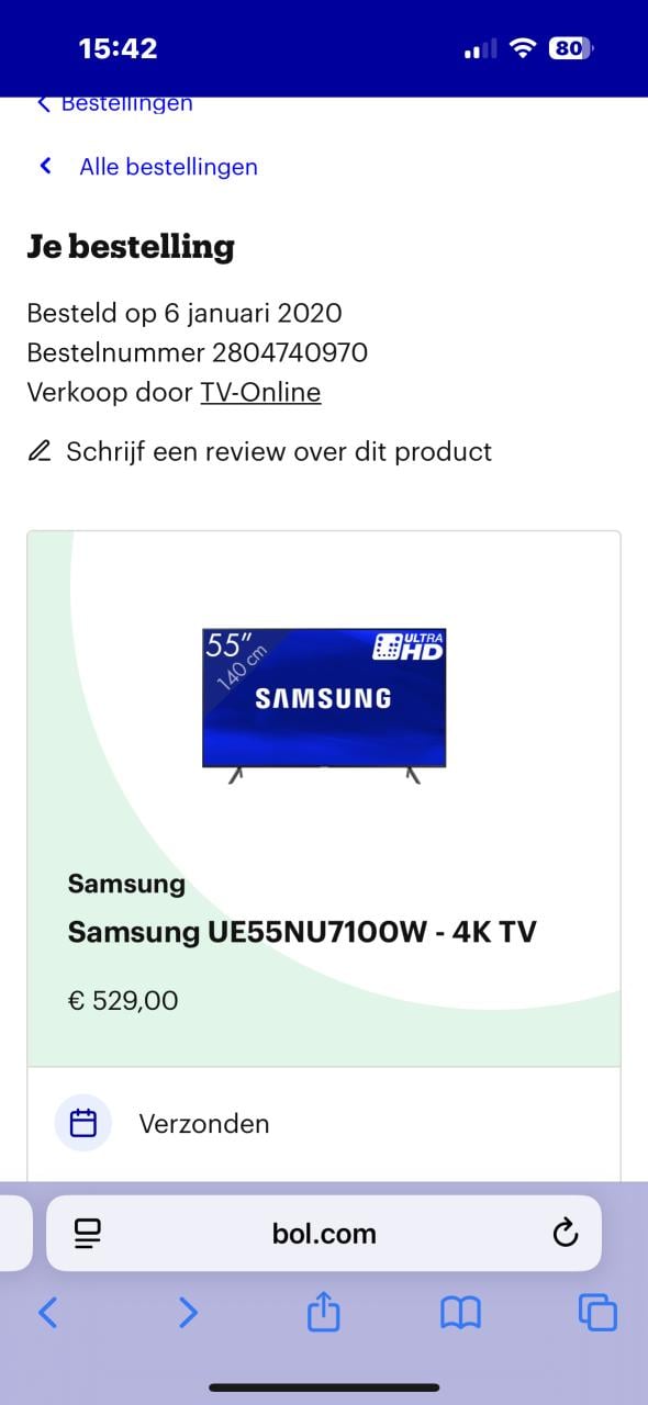 Samsung LED TV 55”