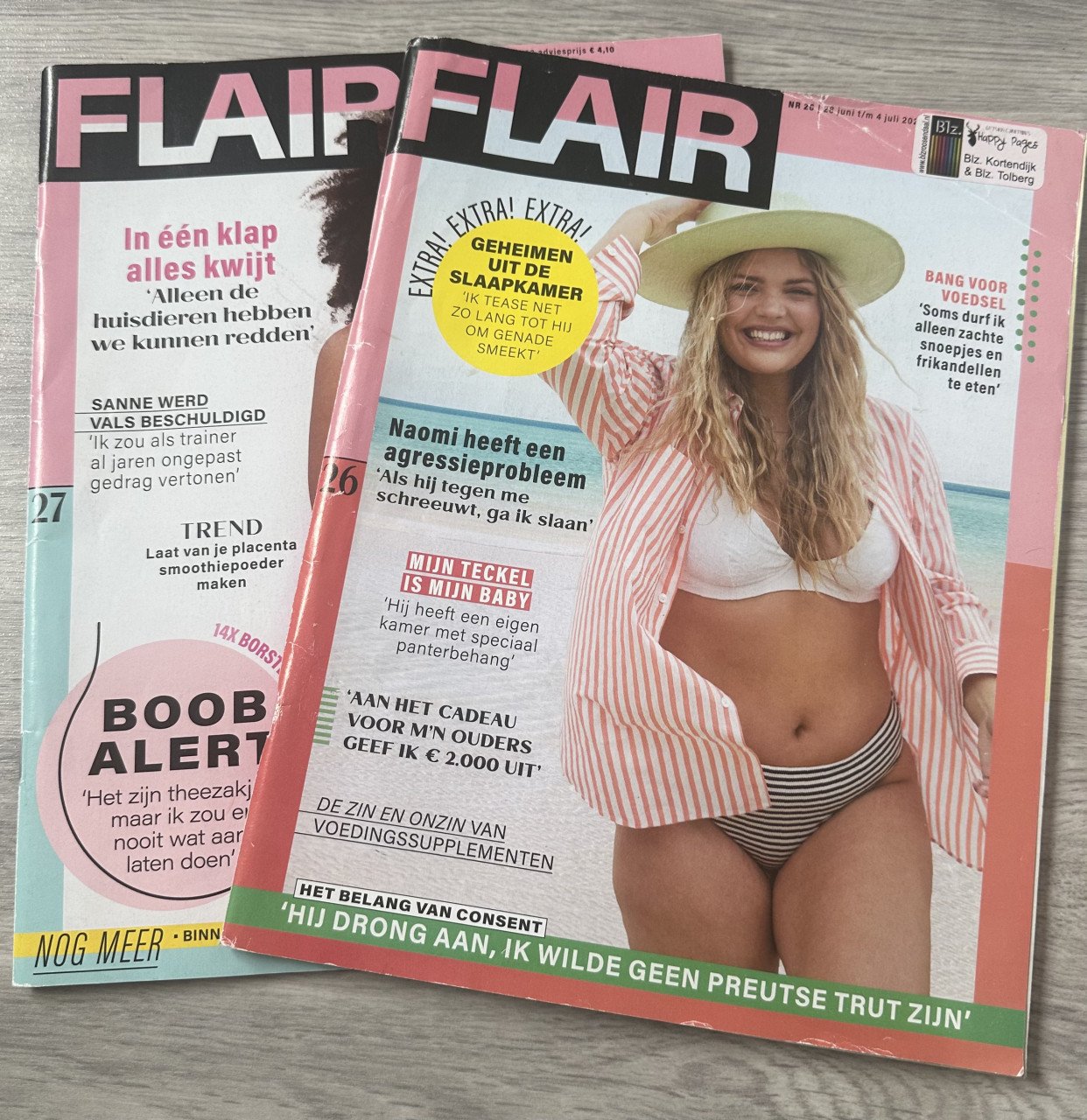 Twee tijdschriften Flair