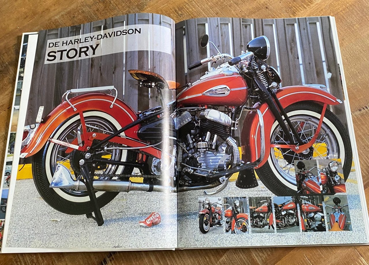 1001 Harley Davidsons Auteur Erick Courly 1996 Nederlandse editie