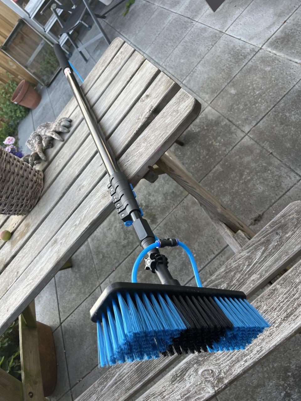 Wasborstel met telescoopsteel